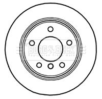 BORG & BECK Тормозной диск BBD4707